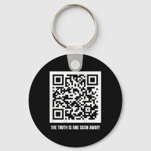 Llavero Qr Trump Código de baile Merch Uni-adulto, negro,