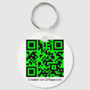 Llavero QrRage.com - su código del personalizado QR