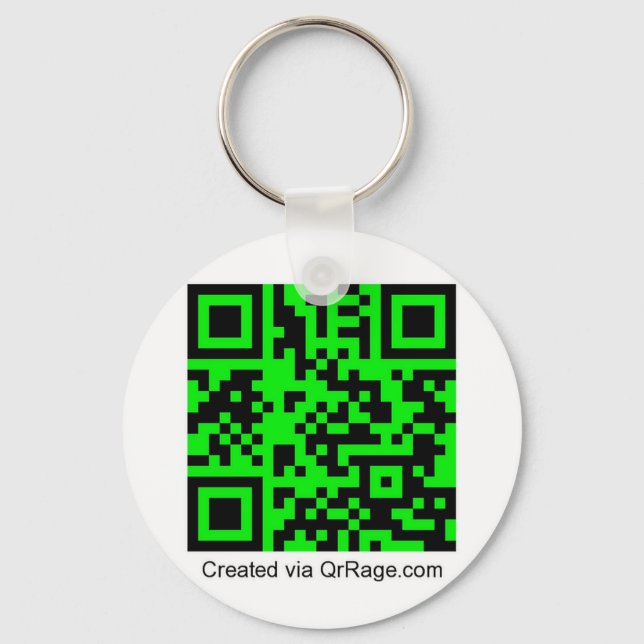 Llavero QrRage.com - Su código QR Personalizado (Anverso)