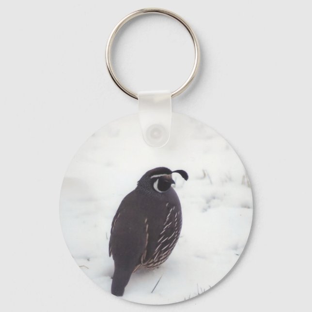 Llavero Quail in Snow (Anverso)
