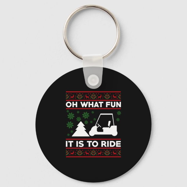 Llavero Qué Diversión Es Pasar Por Navidades De Carros De  (Anverso)