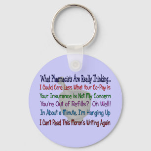 Llavero Qué farmacéuticos ESTÁN PENSANDO REALMENTE