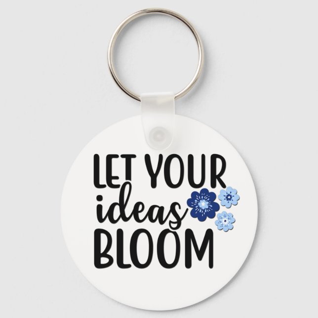 Llavero Que florezcan tus ideas (Anverso)