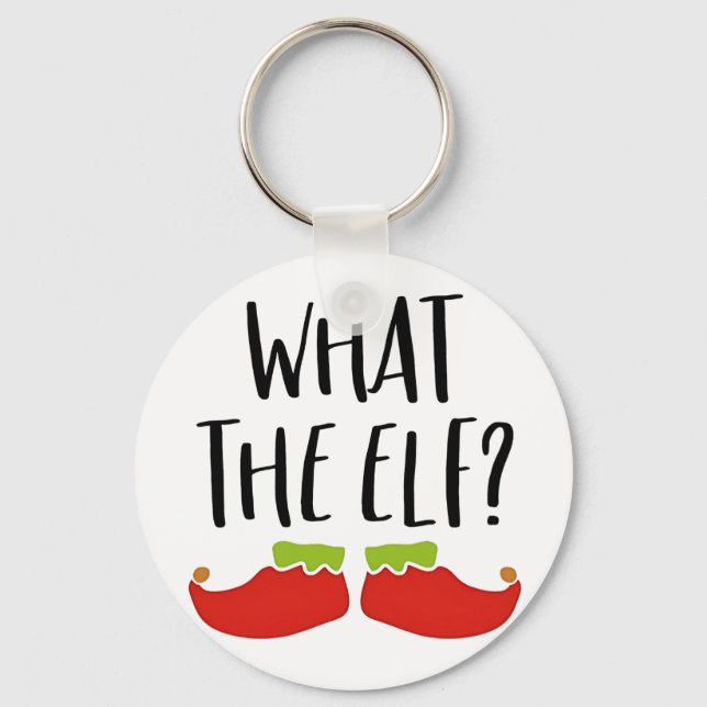 Llavero Qué graciosos Navidades Elf Santa Claus (Anverso)