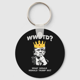 Llavero ¿Qué haría Donald Trump? Wwdtd Divertido President