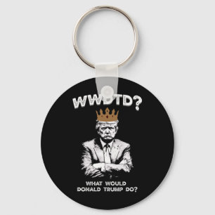 Llavero ¿Qué haría Donald Trump? Wwdtd Divertido President
