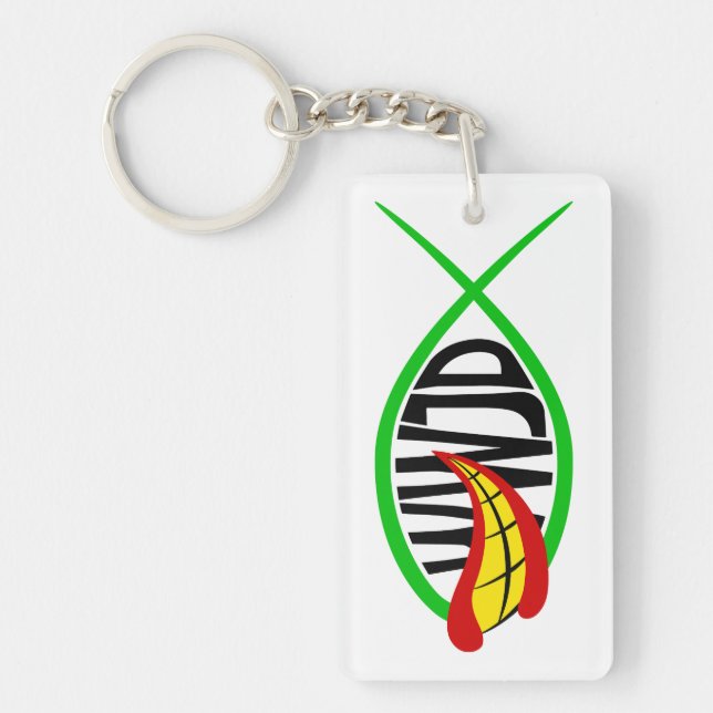 Llavero ¿Qué Haría El Bromista? (Frente)