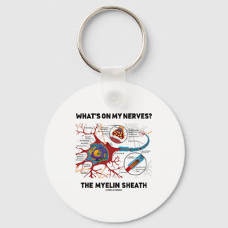 Llavero ¿Qué hay en mis nervios? Myelin Sheath
