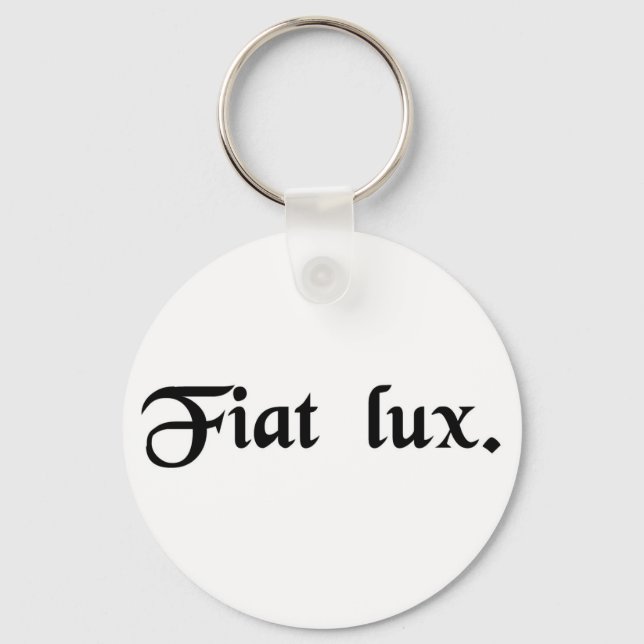 Llavero Que haya luz. (Anverso)