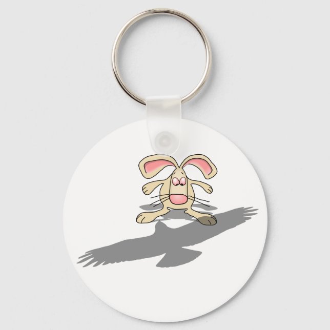 Llavero ¿Qué..? Keychain Personalizado de conejo (Anverso)