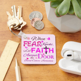 Llavero Que la FE responda a la puerta