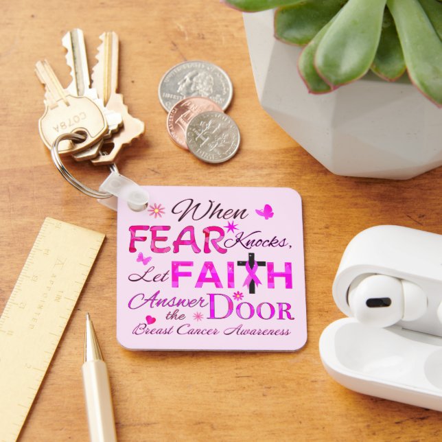 Llavero Que la FE responda a la puerta (Escritorio )