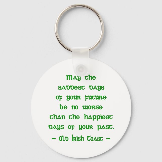 Llavero Que los días más tristes (Anverso)