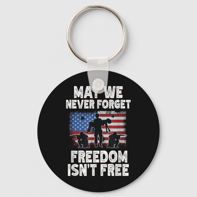 Llavero Que nunca olvidemos que la libertad no es un veter (Anverso)