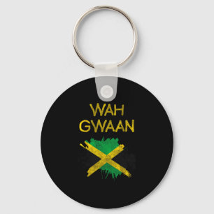 Llavero Qué pasa bandera de Jamaica Orgullo jamaicano Regg