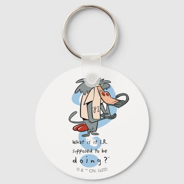 Llavero ¿Qué se supone que debe hacer la I.R.?™ (Anverso)