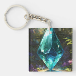 Llavero ¿Qué tal "Crystal Dewdrop Keychain" o "