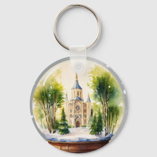 Llavero ¿Qué tal la "Gótica Catedral Circle Keychain"?