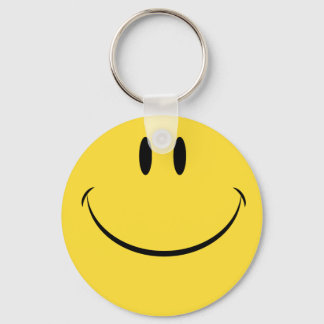 Llavero Que tengas un buen día retro feliz cara keychain