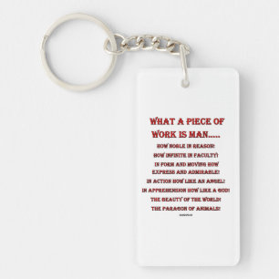 Llavero Qué trabajo es el hombre... Keychain