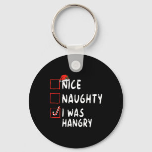 Llavero Qué travieso, fui Navidades Hangry List Xmas Sant