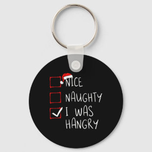 Llavero Qué travieso, fui Navidades Hangry List Xmas Sant