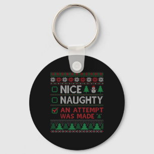 Llavero Qué travieso. Un intento de hacer gracioso a Santa