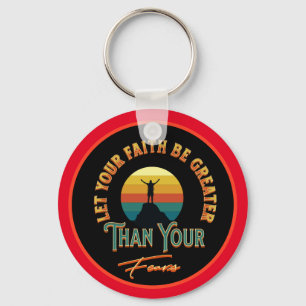 Llavero Que Tu Fe Sea Mayor Que Tus Miedos