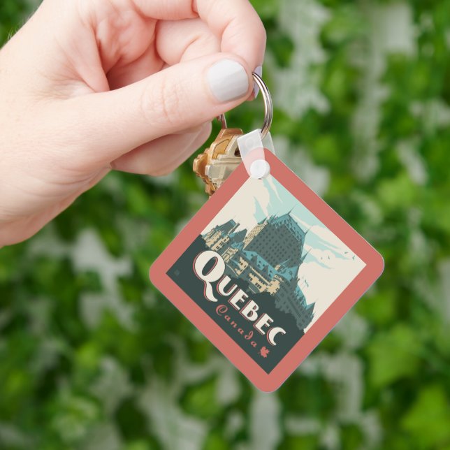 Llavero Quebec Canadá | Château Frontenac (Mano)