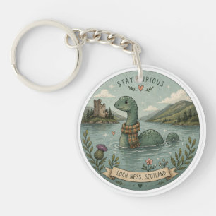 Llavero Quédate Curioso Acogedor Críptido Nessie Monstruo 