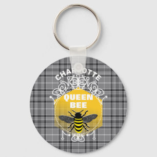 Llavero Queen Bee Funny Cute Girly Personalizado