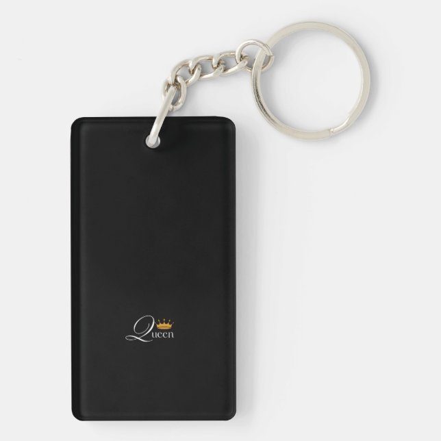 Llavero Queen Black Keychain: Por los reales en ti (Atrás)
