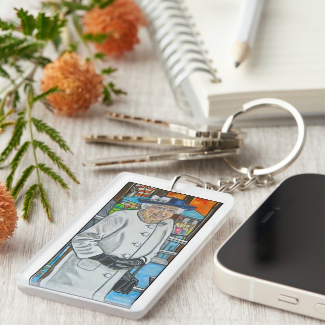 Llavero Queen Elizabeth At Paddington Station (Frente Derecha)