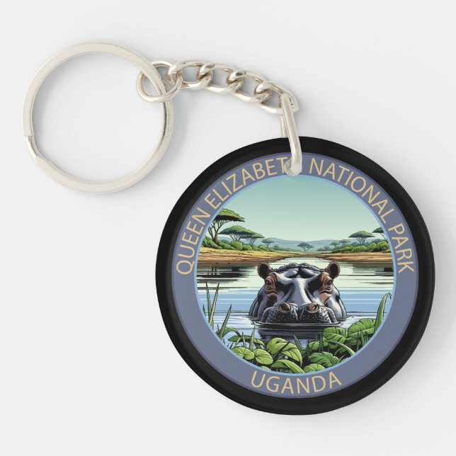 Llavero Queen Elizabeth National Park Uganda (Frente)