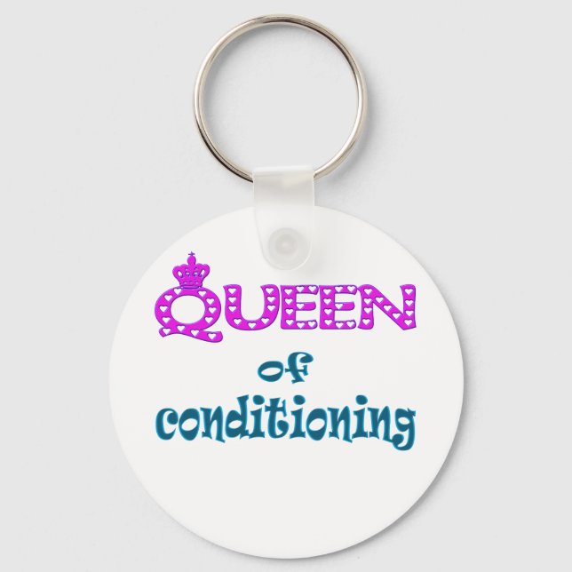 Llavero Queen of Conditioning (Anverso)