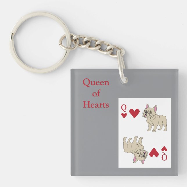 Llavero Queen of Hearts (Frente)