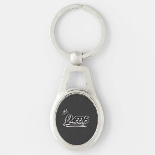 Llavero Queens New York Graffiti Style Keychain