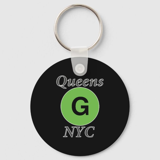 Llavero Queens NYC G Train (Anverso)