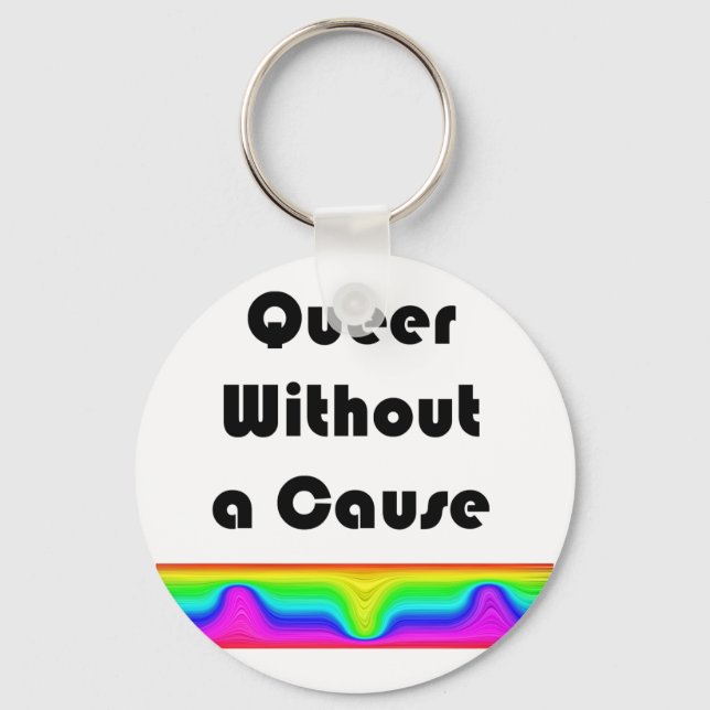 Llavero Queer sin causa (Anverso)