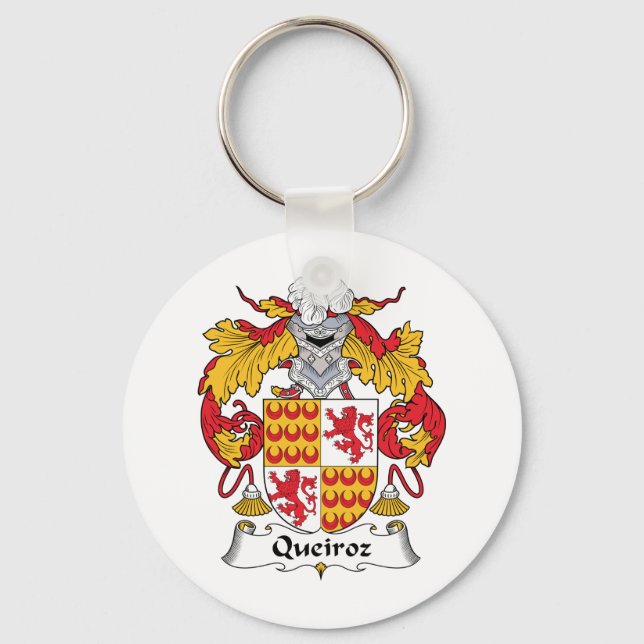 Llavero Queiroz Family Crest (Anverso)