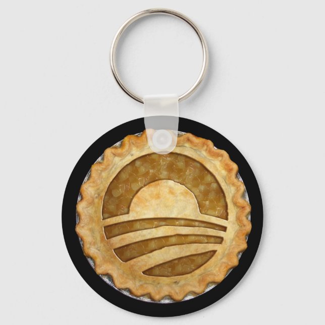 Llavero "Queremos Pie". Obama Pie Keychain (Anverso)