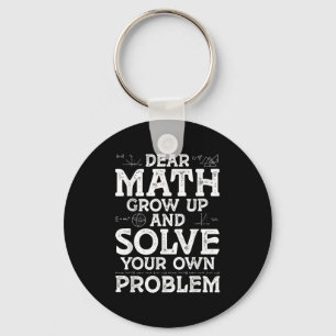 Llavero Querida Math Crecer Y Resolver Tus Propios Problem