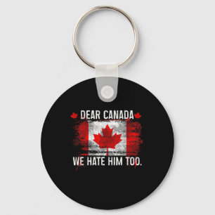 Llavero Querido Canadá, nosotros también lo odiamos - Dona