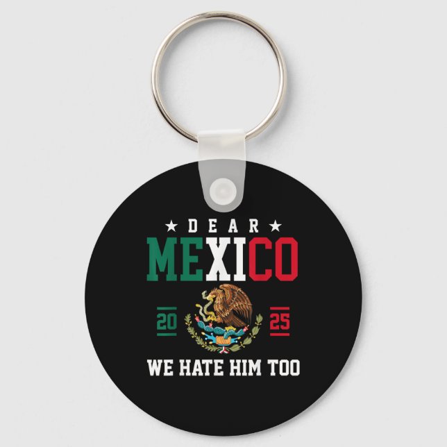 Llavero Querido México, lo odiamos muy gracioso. (Anverso)