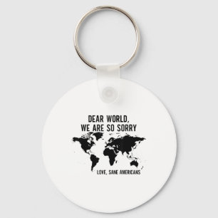 Llavero Querido Mundo: Lo sentimos mucho, amamos a los est