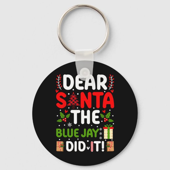 Llavero Querido Papá Noel, El Jay Azul Lo Hizo (Anverso)
