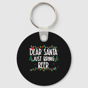 Llavero Querido Papá Noel, trae a Navidades de cerveza a l