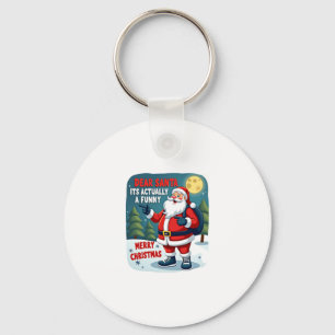 Llavero Querido Santa, en realidad es una historia diverti