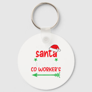 Llavero Querido Santa Es Culpa De Mi Compañero De Trabajo 