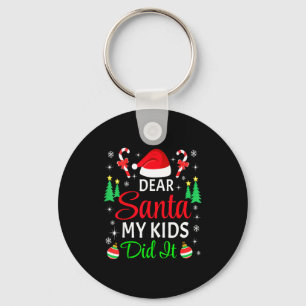 Llavero Querido Santa Mis Hijos Lo Hicieron Familia Combin